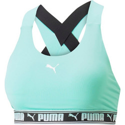 Puma Mid Impact Feel it Αθλητικό Μπουστάκι με Μέτρια Στήριξη Τιρκουάζ 521669