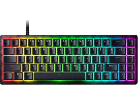 Razer Huntsman V3 HE Μηχανικό Gaming Πληκτρολόγιο 65% με Hall-Effect Magnetic Διακόπτες RGB Black