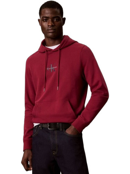 Calvin Klein Ανδρικό Φούτερ με Κουκούλα Μπορντό LV04RG279G-VG5