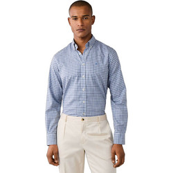 Hackett Ανδρικό Πουκάμισο Καρό Classic Fit Μπλε HM3010752