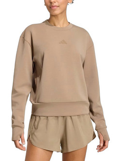 Adidas D4T Γυναικείο Αθλητικό Φούτερ Μπεζ KS3294