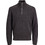 Jack & Jones Ανδρικό Πουλόβερ με Φερμουάρ Ανθρακί 12299097