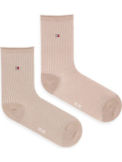 Tommy Hilfiger Γυναικείες Κάλτσες Μπεζ 2Pack 701243423-003