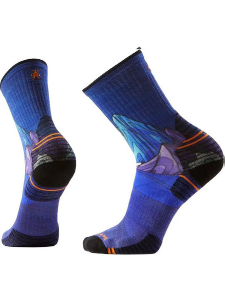 Smartwool Ανδρικές Κάλτσες Ψηλές με Σχέδια Navy Μπλε SW0030330921