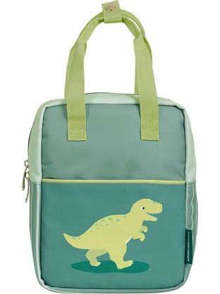 A Little Lovely Company Dinosaur Σχολική Τσάντα Πλάτης Νηπιαγωγείου Πράσινη BPDIGR98