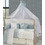 Dimcol Bebe Stars 16 Σετ Κούνιας White/Light Blue 9τμχ