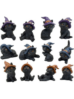 Puckator Witches Magical Black Cat Φιγούρα 12τμχ