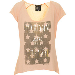 STAFF W INGRID TSHIRT - 63-015.031-SALMON PINK