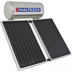Maltezos H Ηλιακός Θερμοσίφωνας 300lt 1.95m² Inox Τριπλής Ενέργειας
