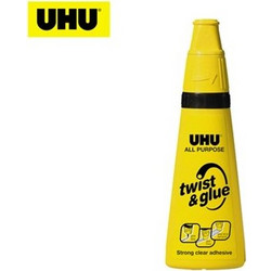 Uhu Κόλλα Ρευστή 90Ml Twist & Glue (U10374)