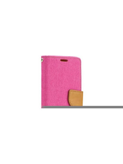 Θήκη Βιβλίο Canvas Για Xiaomi Redmi Note 5 Καφέ