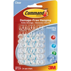 3M Command Clips Διαχείρισης Καλωδίων Μικρά 20 Τεμ