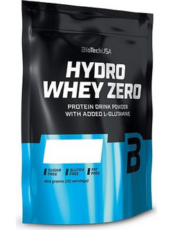Biotech USA Hydro Whey Zero Strawberry Πρωτεΐνη Ορού Γάλακτος Γράμμωσης Χωρίς Λακτόζη & Γλουτένη 454gr