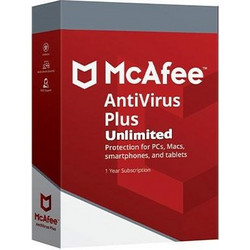 McAfee Antivirus Plus για Unlimited Συσκευές και 1 Έτος Χρήσης