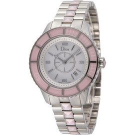 Dior Crystal Γυναικείο Ρολόι με Ασημί Μεταλλικό Μπρασελέ CD113114M002
