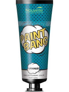 Nouvelle Paint Bang Uranus Ημιμόνιμη Βαφή Μαλλιών Χωρίς Αμμωνία 75ml