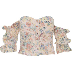 Kendall + Kylie Γυναικείο Καλοκαιρινό Crop Top Nude 0S2.040.012