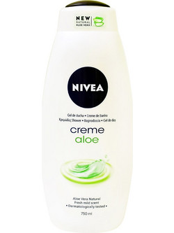 Nivea Creme Aloe Care Κρεμώδες Αφρόλουτρο 750ml