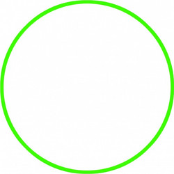 Χούλα-Χουπ HQ 60cm - Φ19mm - 230gr, Πράσινο 98800