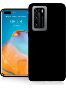 FONEX TPU CASE 0.6mm HUAWEI P40 black backcover