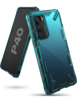Ringke Fusion-X Back Cover Turquoise (Huawei P40)