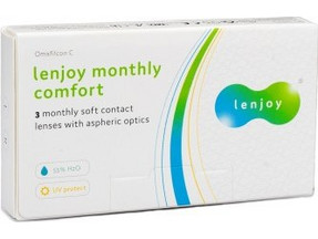 Lenjoy Monthly Comfort (3 φακοί) Μηνιαίοι Μυωπίας Υπερμετρωπίας