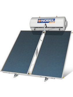 Nobel Classic Ηλιακός Θερμοσίφωνας 300lt 4m² Glass Τριπλής Ενέργειας