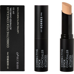 Korres Activated Charcoal Corrective ACS3 SPF30 Colour Corrector Stick 3.5gr