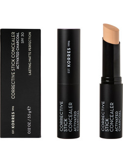 Korres Activated Charcoal Corrective ACS3 SPF30 Colour Corrector Stick 3.5gr