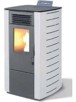 King 98 Σόμπα Pellet Αερόθερμη 8kW