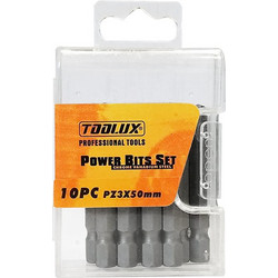Σετ 10 μύτες βιδώματος PZ3 POZI μήκους 50mm 380088998325