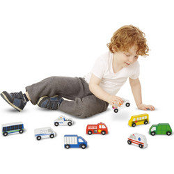 Melissa & Doug Ξύλινα Οχήματα Πόλης 13170