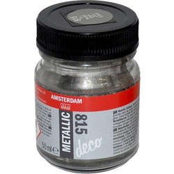 Talens amsterdam μεταλλικό χρώμα pewter 50ml (815)