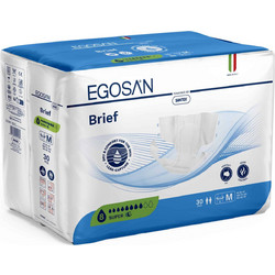 Egosan All in One Diapers Super Medium Πάνες Ακράτειας 3 Σταγόνες 30τμχ