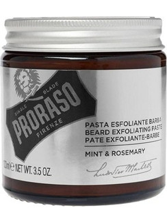 Proraso Paste Mint & Rosemary Beard Exfoliating Ενυδατικό Peeling Προσώπου 100ml