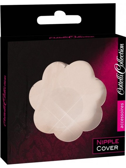 Cottelli Collection Cloth Nipple Cover Beige