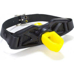 Oxballs Guard Gag with Pee Insert Black & Yellow