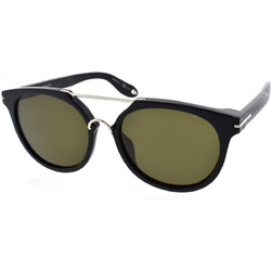 Givenchy 7034/S 807EC Ανδρικά Γυαλιά Ηλίου Στρογγυλά Κοκάλινα Χρυσά με Πράσινο Polarized Φακό