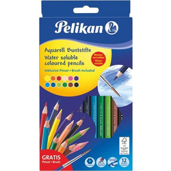Pelikan Aquarell Buntstifte Ξυλομπογιές Ακουαρέλας Σετ 12τμχ