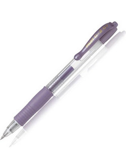 Pilot G-2 Στυλό Gel 0.7mm Μεταλλικό Μωβ BL-G2-7-MV