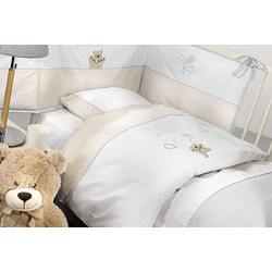 Saint Clair Freddy Σετ Κούνιας White/Beige 5τμχ