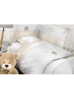 Saint Clair Freddy Σετ Κούνιας White/Beige 5τμχ
