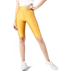 GSA Glow Up And Fit Biker Γυναικείο Κολάν Σορτς Ψηλόμεσο Χρυσό 172002-24