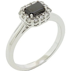 Million Diamonds Γυναικείο Δαχτυλίδι Ροζέτα από Λευκόχρυσο 18K με Διαμάντι RL13237