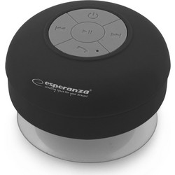 Esperanza EP124 Αδιάβροχο Ηχείο Bluetooth 3W Μαύρο