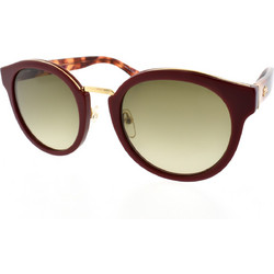 Longchamp 603S 607 Γυναικεία Γυαλιά Ηλίου Στρογγυλά Κοκάλινα Μωβ με Μαύρο Degradee Φακό