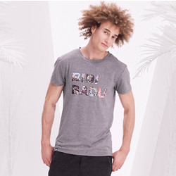 Ανδρικό T-Shirt Bidi Badu Titan Lifestyle Light Grey
