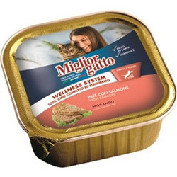 Morando Miglior Gatto Adult Wellness System Pate with Salmon 100gr