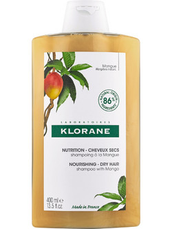 Klorane Mango Σαμπουάν για Επανόρθωση για Ξηρά & Ταλαιπωρημένα Μαλλιά 400ml