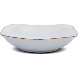 Nava Πιάτο Βαθύ Κεραμικό Τετράγωνο White Sugar 22.5x22.5cm 10-099-233